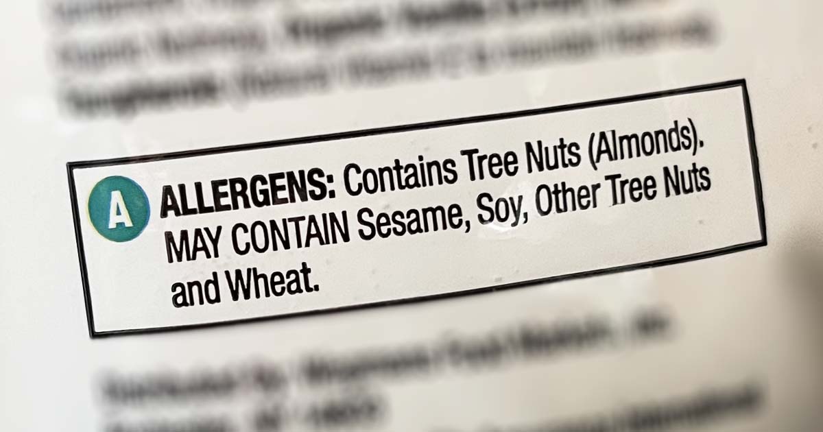 Allergens Food Labeling